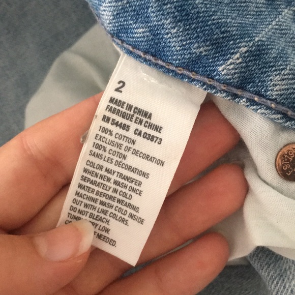 American Eagle Distressed Denim Shorts - Picture 5 of 5